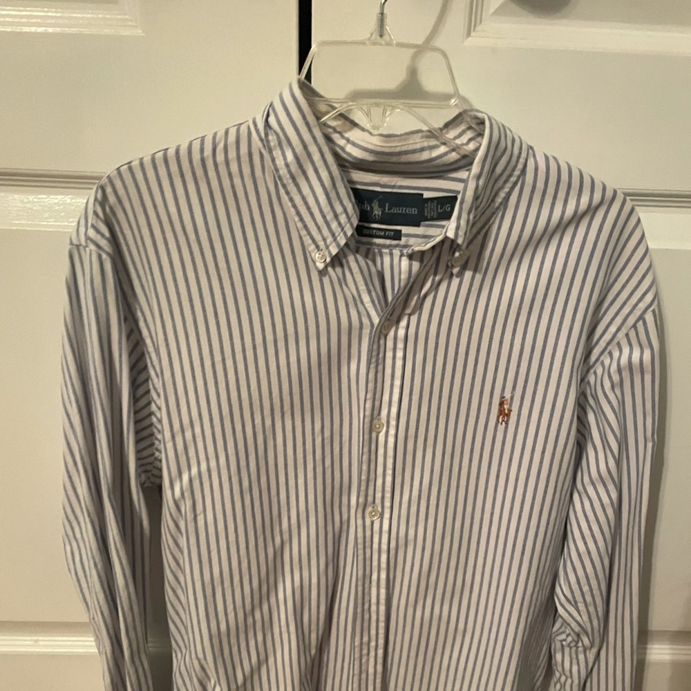 Large Polo Striped Button Down - image 1